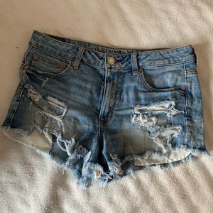 American eagle “high rise festival” shorts